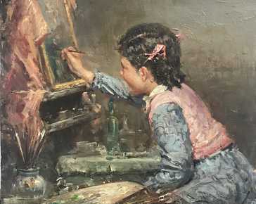 Panza Giovanni - Little painter